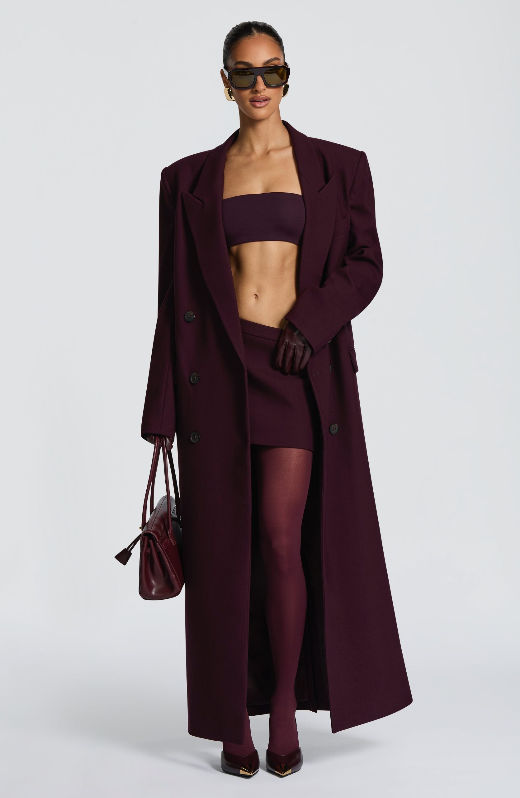 Michelle Coat – Plum