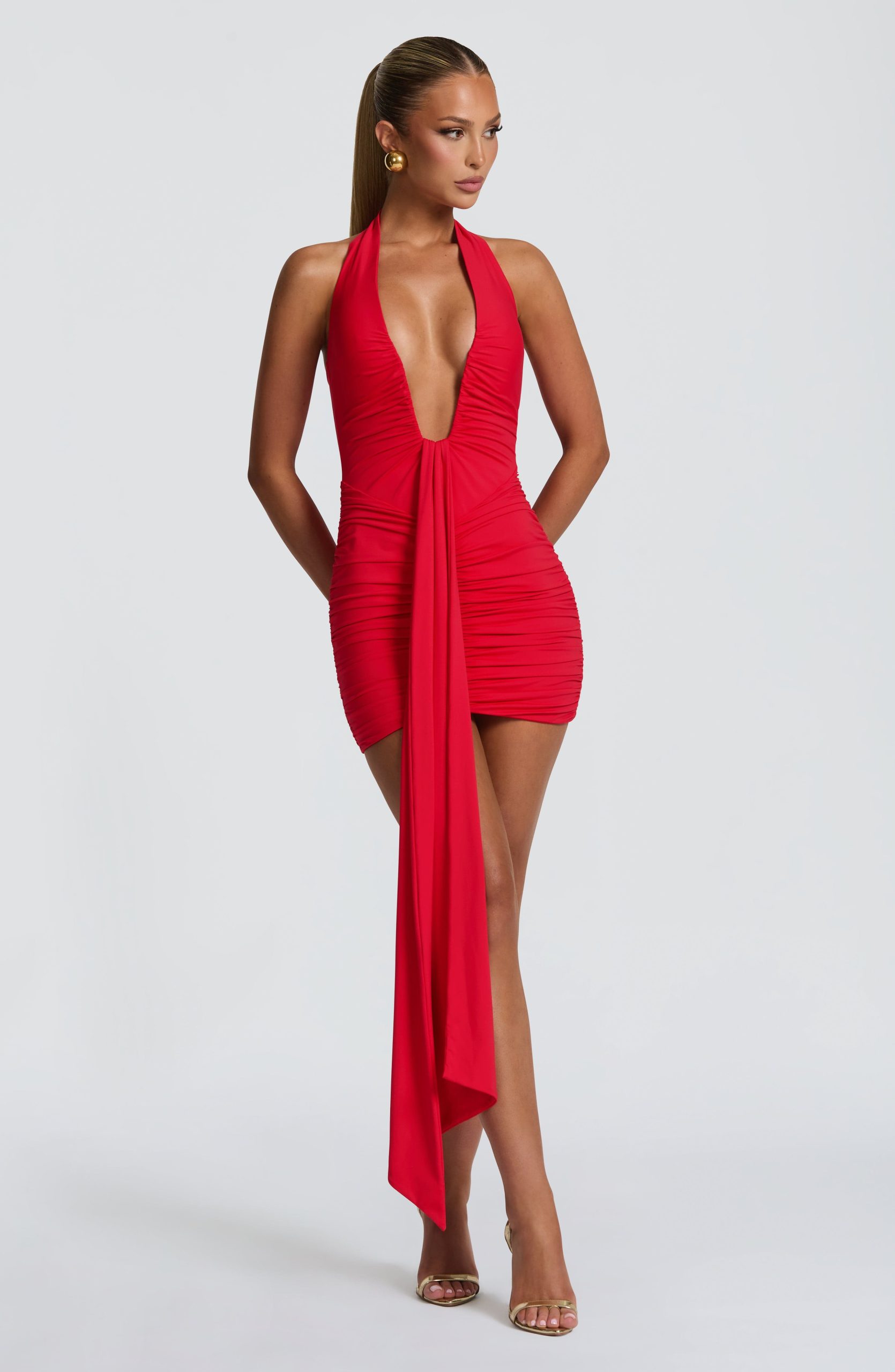 Rosetta Mini Dress – Red