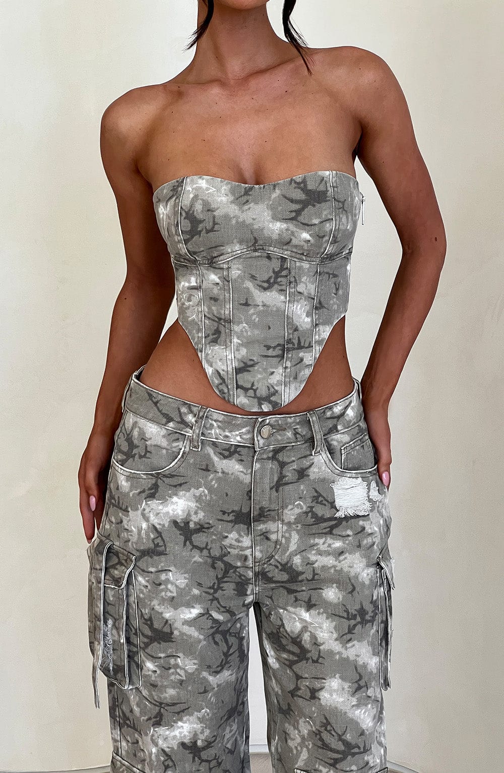 Yasie Corset – Camo Print