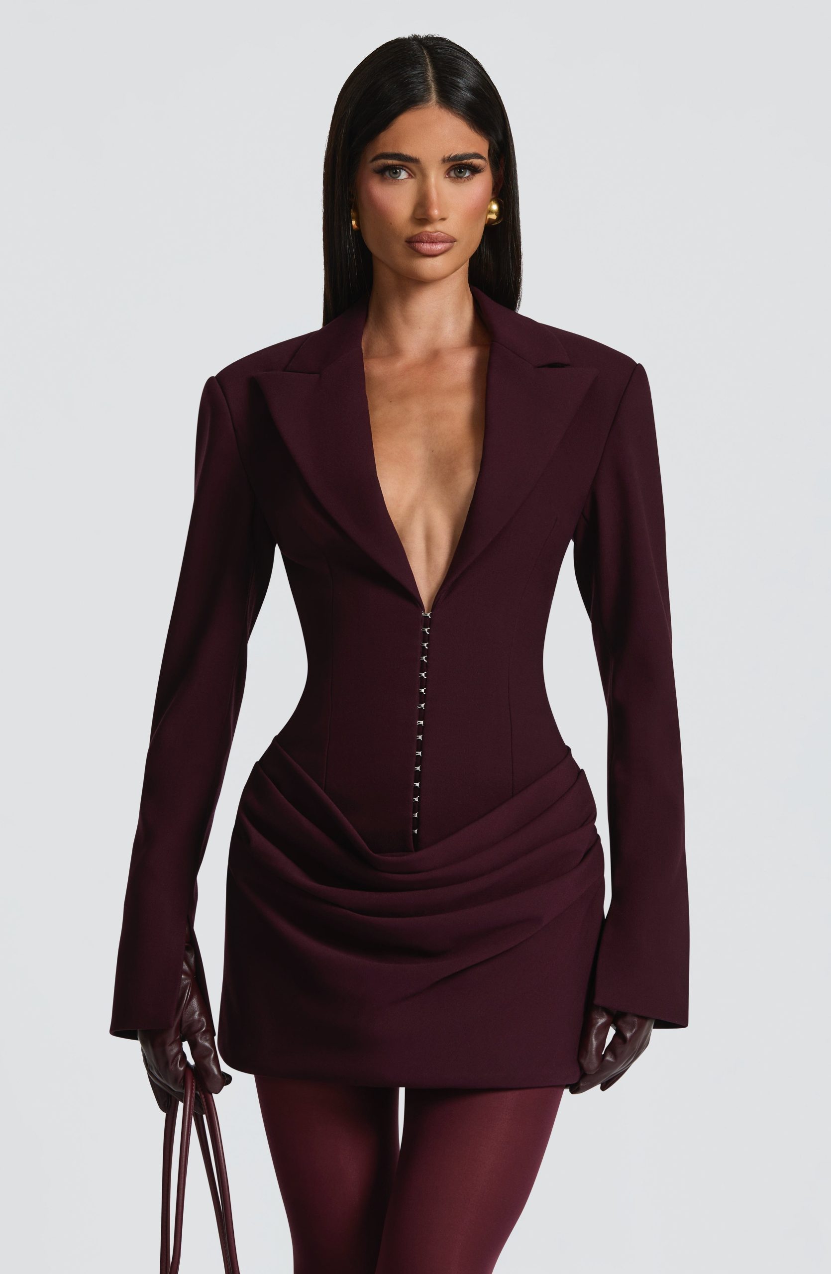 Susie Mini Dress – Plum
